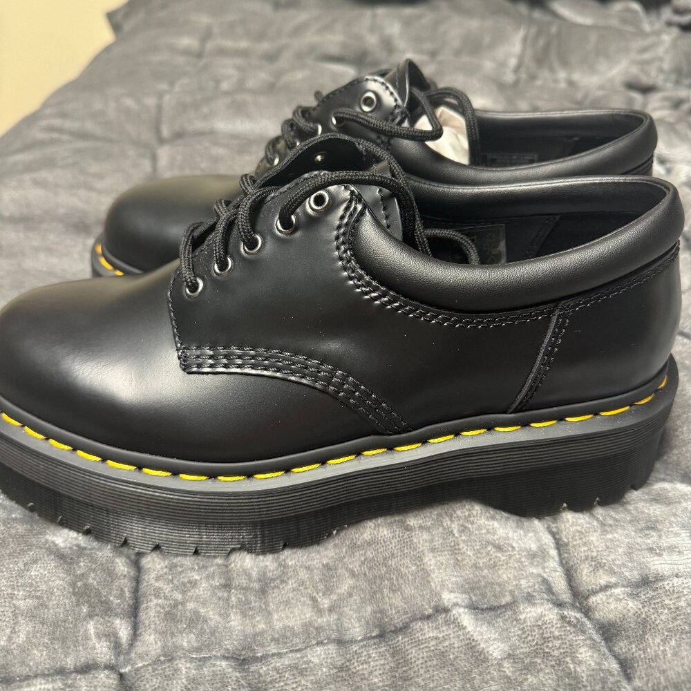 Dr Martens 8053 black platform shoes - Picture 4 of 8